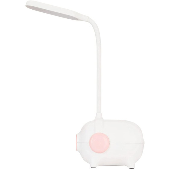 Pauleen 480.27 Sweet Little Pig Schreibtischleuchte 5W USB 5V Weiss Rosa Dimmbar