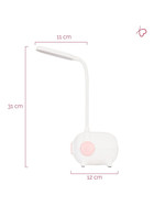 Pauleen 480.27 Sweet Little Pig Schreibtischleuchte 5W USB 5V Weiss Rosa Dimmbar