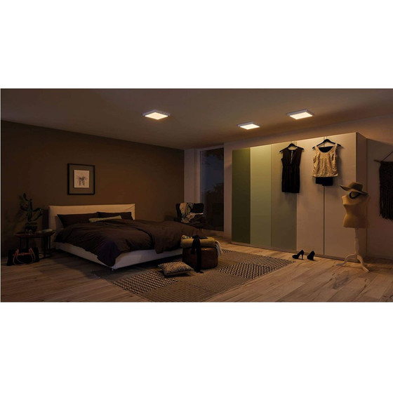 Paulmann 798.01 LED Panel Carpo 16W Lichtfarbe regelbar...