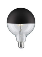 Paulmann 286.79 LED Globe 125 Kopfspiegel Schwarz matt 6,5W E27 2700K dimmbar