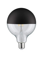 Paulmann 286.79 LED Globe 125 Kopfspiegel Schwarz matt 6,5W E27 2700K dimmbar