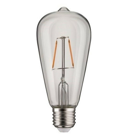Paulmann 284.04 LED Kolben Filament Vintage Retro Edison 2,5W E27 Gold 1800K