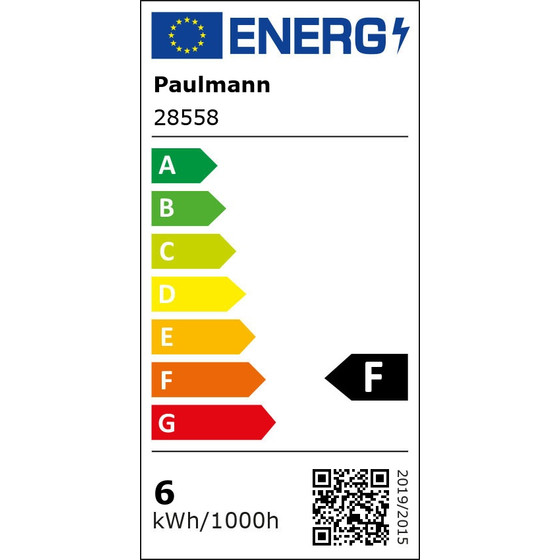 Paulmann 285.58 LED Leuchtmittel Tropfen 5,5W Warmweiss E27 230V 2700K