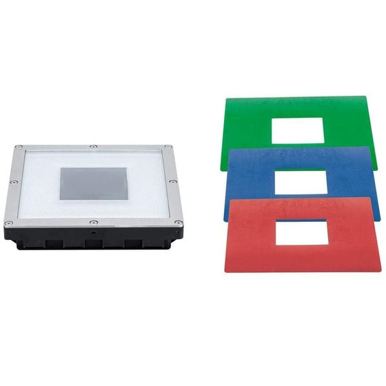 Paulmann 938.34 EBL Special Solar LED Set 0,6W Boden IP67 Warmweiss Edelstahl