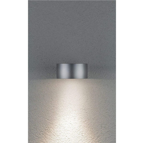 Paulmann 796.76 Cone Aussenleuchte Wand 8W 30-90 Silber Warmweiss 230V Alu