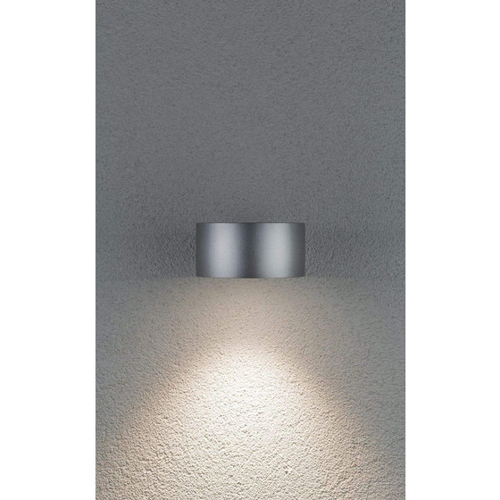 Paulmann 796.76 Cone Aussenleuchte Wand 8W 30-90 Silber Warmweiss 230V Alu