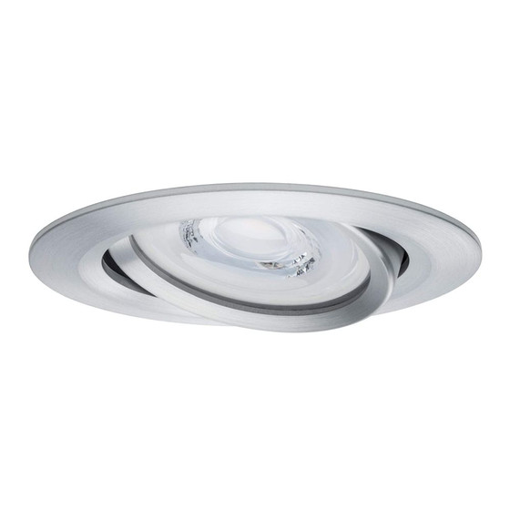 Paulmann 939.46 LED Coin Einbaustrahler 6,8W Alu gedreht...