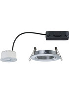 Paulmann 939.46 LED Coin Einbaustrahler 6,8W Alu gedreht IP23 Dimmbar 2700K 230V