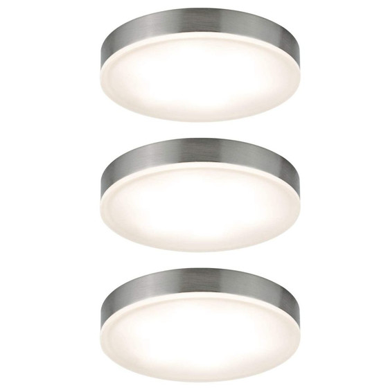 Paulmann 935.64 LED Unity Unterschrankleuchte 3 x 4,5 W Eisen gebürstet 2700K