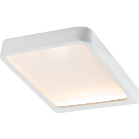 Paulmann 920.32 LED Vane Unterschrankleuchte 6,7W Weiss matt IP44 Warmweiss Alu