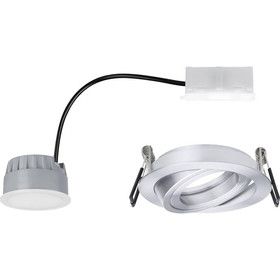 Paulmann 939.69 LED Coin Einbaustrahler 7W Alu gedreht Warmweiss Dimmbar 230V