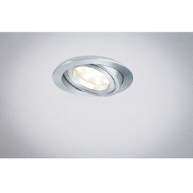 Paulmann 939.69 LED Coin Einbaustrahler 7W Alu gedreht Warmweiss Dimmbar 230V