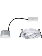 Paulmann 939.69 LED Coin Einbaustrahler 7W Alu gedreht Warmweiss Dimmbar 230V