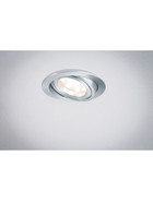 Paulmann 939.69 LED Coin Einbaustrahler 7W Alu gedreht Warmweiss Dimmbar 230V