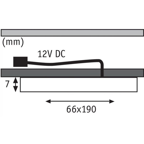 Paulmann 935.63 LED Pattern Unterschrankleuchte 3 x 2,2 W...