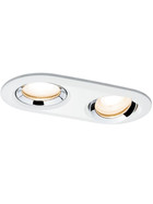 Paulmann 929.01 LED Nova Premium Einbauleuchte 2x7W GU10 Weiss IP65 Dimmbar