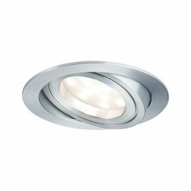 Paulmann 939.83 LED Coin Einbaustrahler 6,8W Alu gedreht Warmweiss 230V IP23