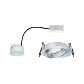 Paulmann 939.83 LED Coin Einbaustrahler 6,8W Alu gedreht Warmweiss 230V IP23