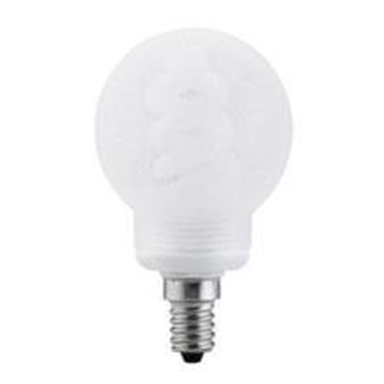 Paulmann 880.72 Energiesparlampe Globe 7W E14 warmweiss...