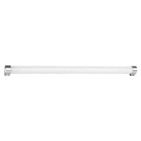 Briloner 2243-018 LED Spiegelleuchte Chrom 35cm 8W IP44 CCT 2700K-4000K Warmweiß-Neutralweiß Kristalleffekt