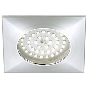 Briloner 7207-018 LED Einbauleuchten Set Chrom eckig...