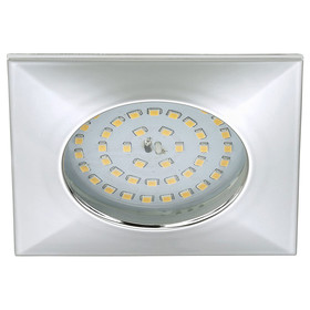Briloner 7207-018 LED Einbauleuchten Set Chrom eckig...