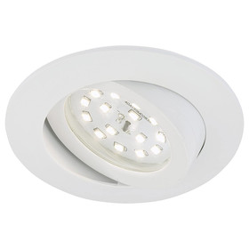 Briloner 7232-016 LED Einbauleuchten Set Weiß rund...