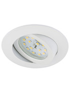 Briloner 7232-016 LED Einbauleuchten Set Weiß rund 5,5W IP23 schwenkbar Dimmbar inkl. Leuchtmittel