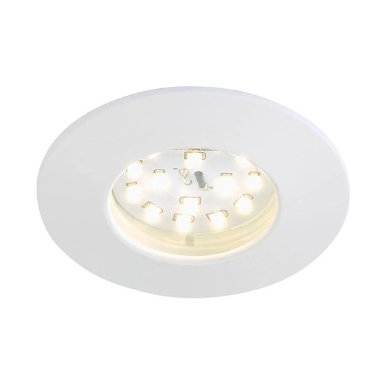Briloner 7231-016 LED Einbauleuchten Set Weiß rund 5,5W IP44 Dimmbar inkl. Leuchtmittel
