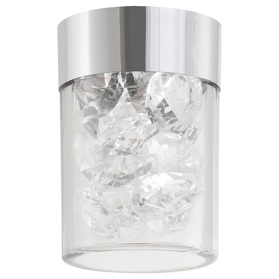3er-Set Briloner 7241-000 Dekorationsglas Clip-Teil klar Kristalle fr Einbauleuchten Attach 7240-xxx
