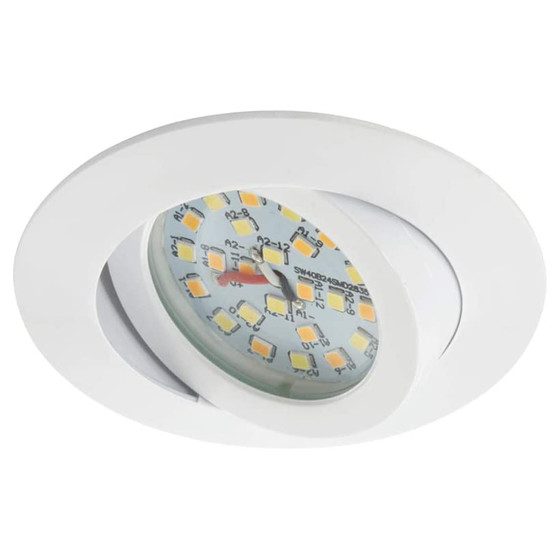 Briloner 7260-016 LED Einbauleuchten Set Weiß rund 5W IP23 schwenkbar CCT warmweiß - kaltweiß inkl. Leuchtmittel