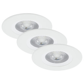 Briloner 7280-036 LED Einbauleuchten Set Weiß rund...