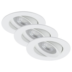 Briloner 7278-036 LED Einbauleuchten Set Weiß rund...