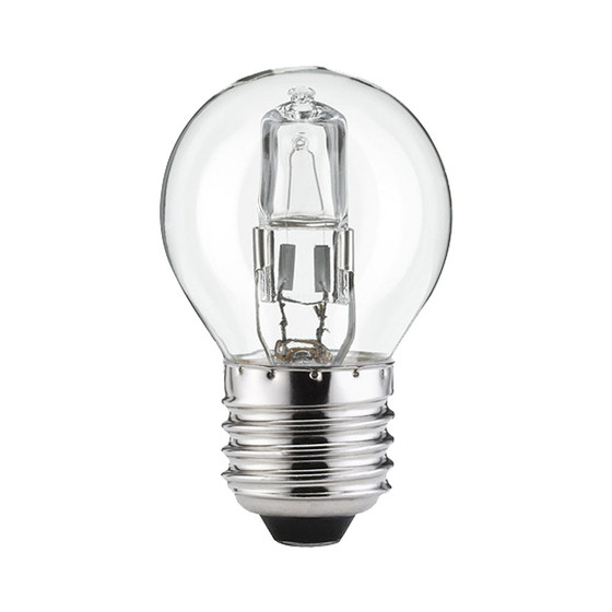 10 x Halogen Lampen Tropfen 18W = 25W / 22W E27 klar Kugel dimmbar warm