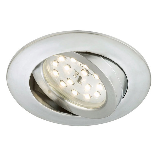 Briloner 7209-019 LED Einbauleuchten Set Aluminium rund...