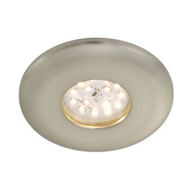 Briloner 7227-012 LED Einbauleuchten Set Nickel matt rund...