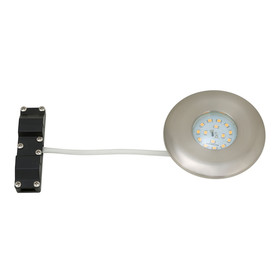 Briloner 7227-012 LED Einbauleuchten Set Nickel matt rund 5W IP65 inkl. Leuchtmittel