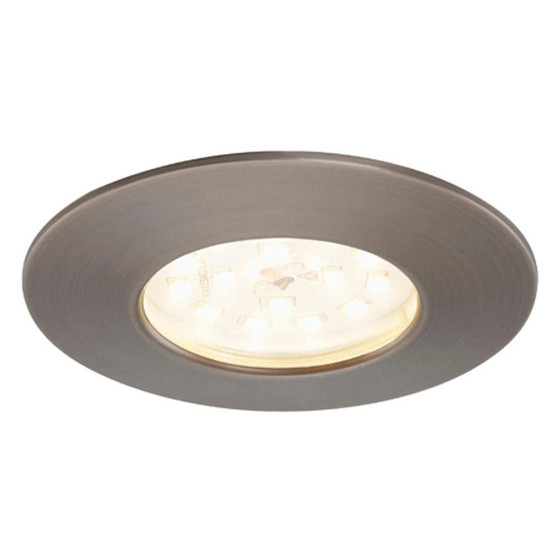 Briloner 7231-031 LED Einbauleuchten Set Eisengrau rund...
