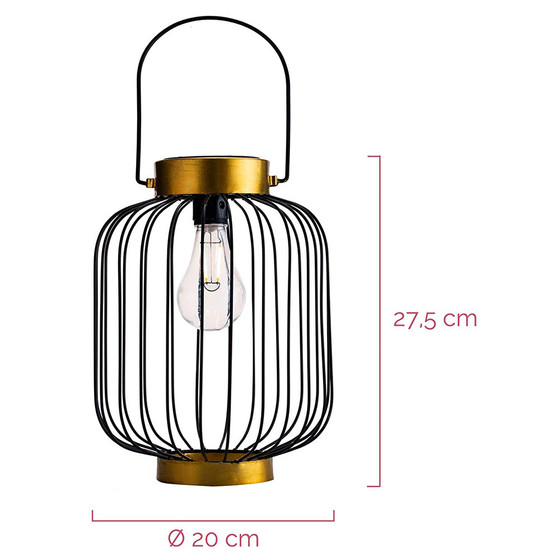Paulmann Pauleen LED Solar Erdspie Laterne Sunshine Wonder Schwarz Gold IP44 warmwei 3000K Akku