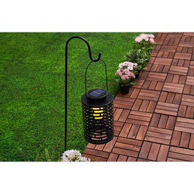 Paulmann Pauleen LED Solar Erdspieß Laterne & Tischlampe Sunshine Lover Schwarz IP44 extra warmweiß 1900K