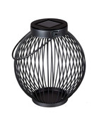 Paulmann Pauleen LED Solar Laterne Tischlampe Sunshine Harmony Grau Ø16,5cm außen IP44 warmweiß 3000K