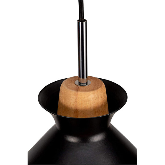 Paulmann Pauleen Pendelleuchte Mystical Delight Schwarz Metall Holz max. 20W E27 krzbar