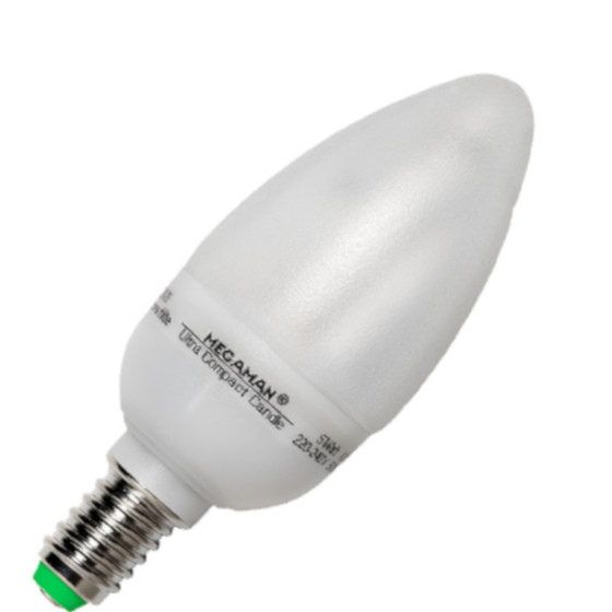 Megaman MM11002i Energiesparlampe Ultra Compact Kerze...