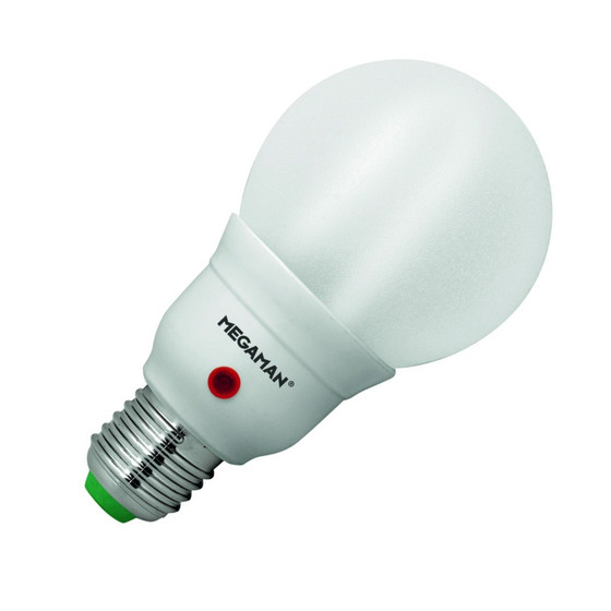 MEGAMAN MM48012 Energiesparlampe Dämmerungssensor 15W E27...