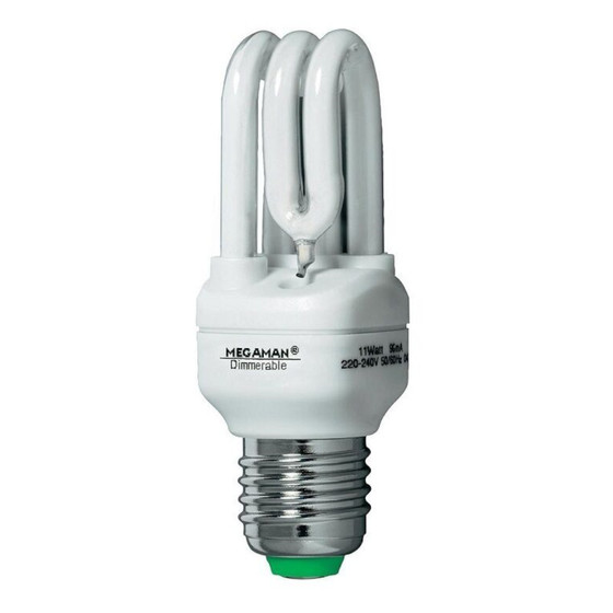 MEGAMAN MM46712 Energiesparlampe 11W Warmweiß E27...