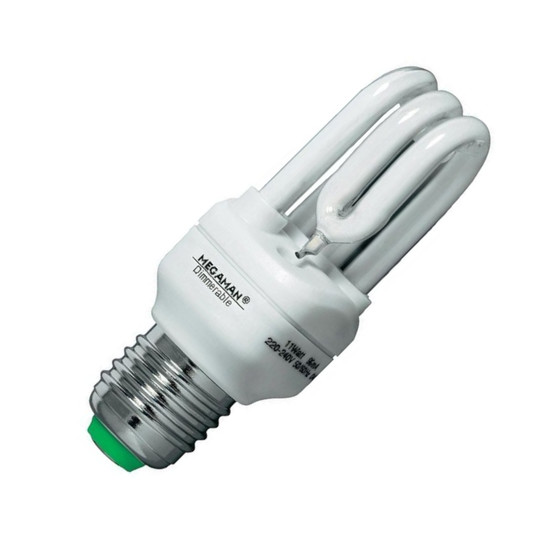 MEGAMAN MM46712 Energiesparlampe 11W Warmweiß E27...