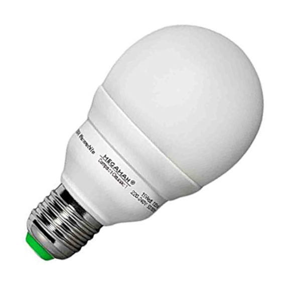 Megaman MM015i Energiesparlampe Compact Classic 15W E27...
