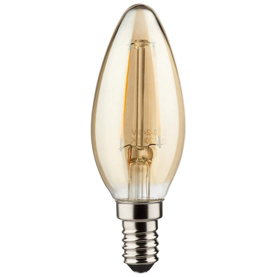 MÜLLER-LICHT 400188 Retro-LED Vintage Lampe Kerzenform...