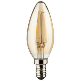 MÜLLER-LICHT 400188 Retro-LED Vintage Lampe Kerzenform...