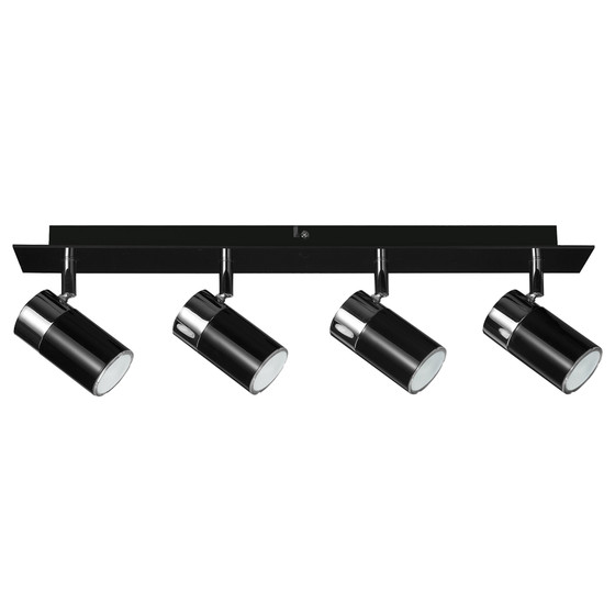 Paulmann 665.14 Zyli Strahler 4x7W GU10 schwarz/chrom...